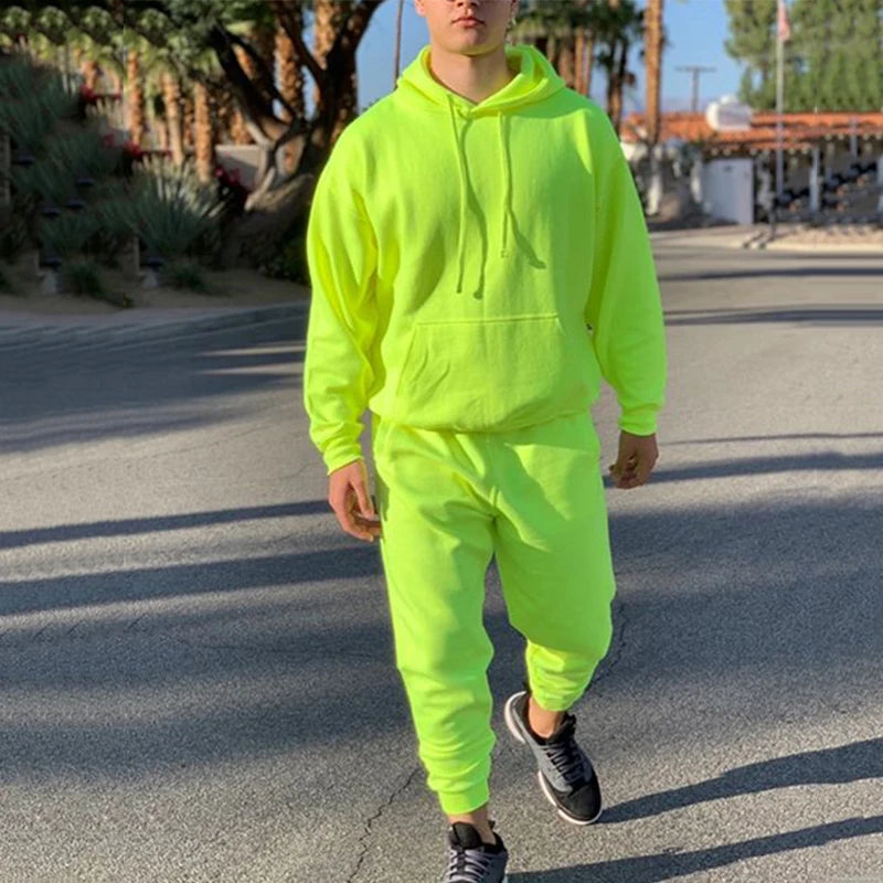 Survêtement tendance pour de style vert fluo ou noir - Remise -15%