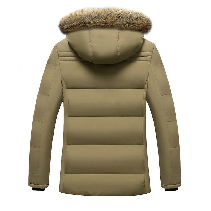 Hiver Nouveau Épais Parkas Hommes Imperméable À Capuche - Réduction attractive - 40%