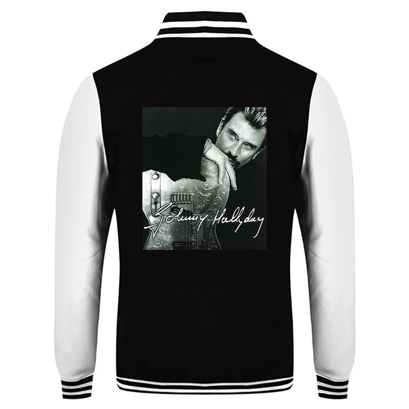 Veste imprimée Johnny Hallyday hiver hommes/femmes - Derniers jours de soldes - 50%