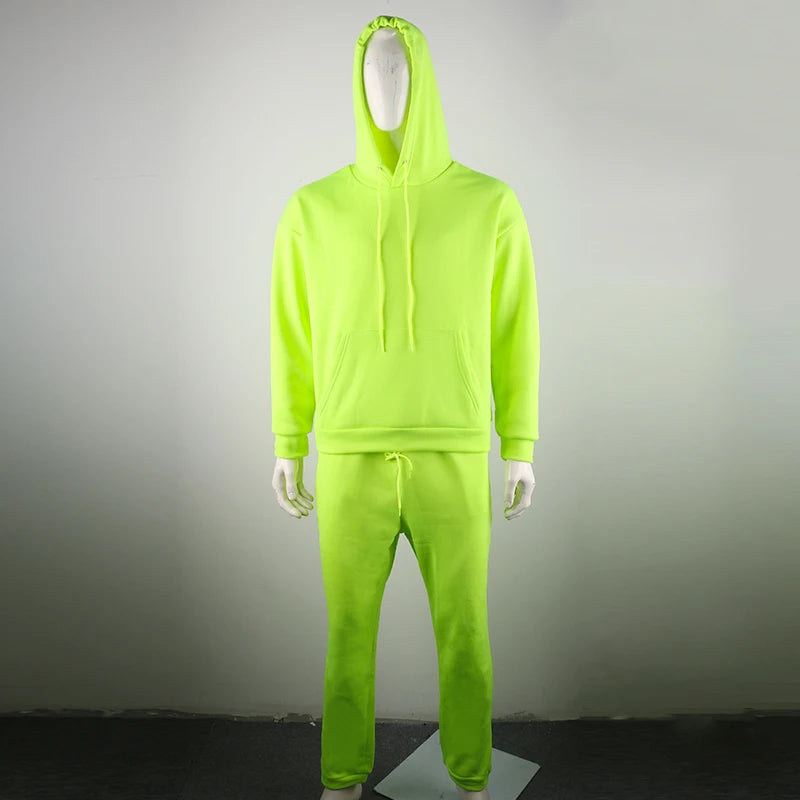 Survêtement tendance pour de style vert fluo ou noir - Remise -15%