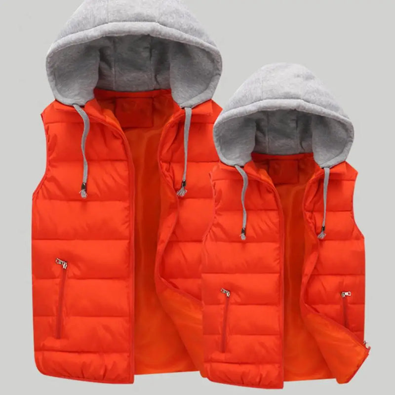 Gilet épais imperméable sans manches à capuche pour , - Réduction exceptionnelle - 20%