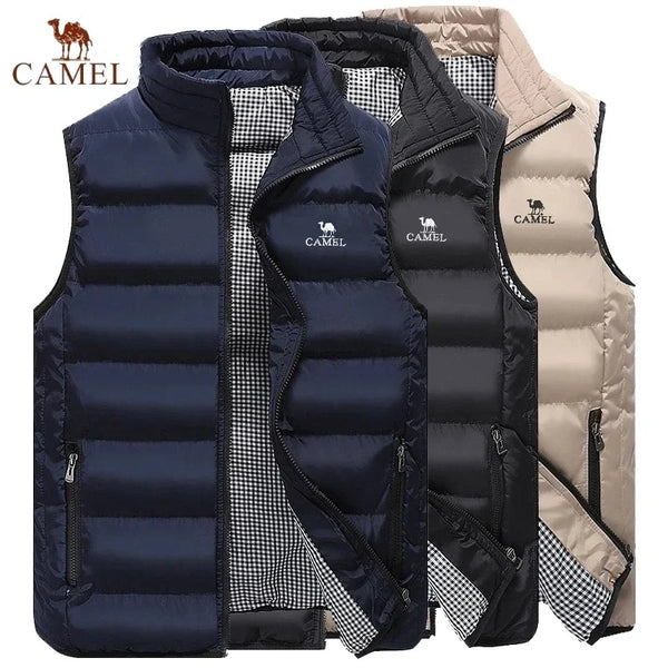 Veste en coton haut de gamme brodée CAMEL, veste sans - Solde exceptionnel - 25%