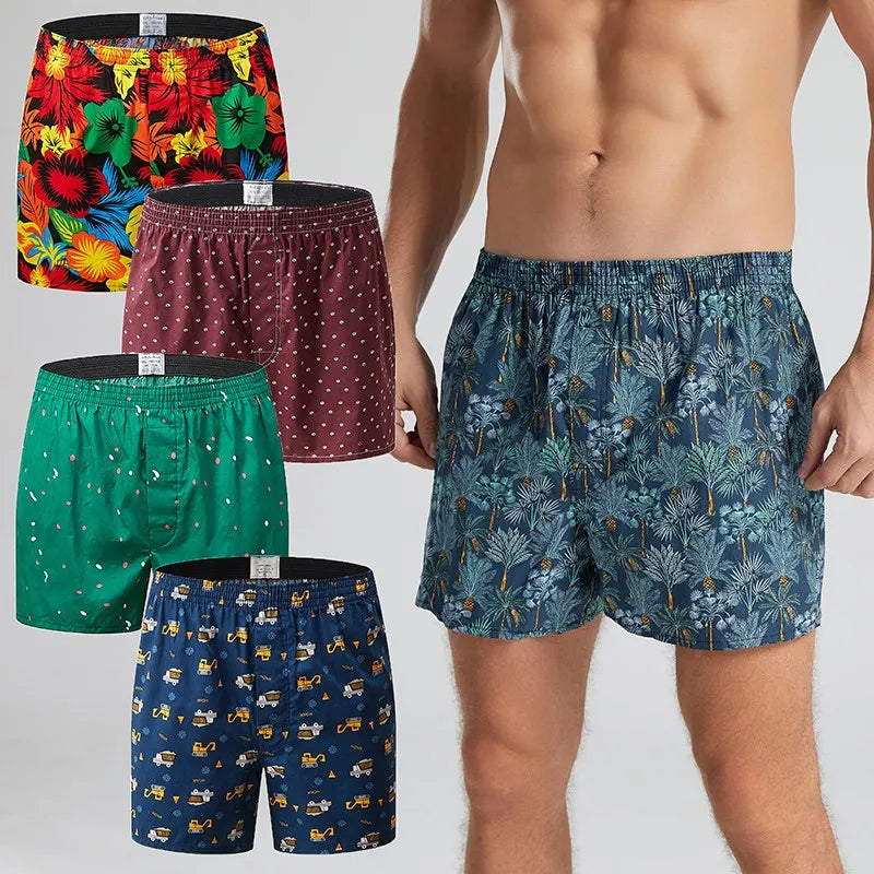 Boxers pour Homme de Haute Qualité - Pur Coton Décontractés et Confortables