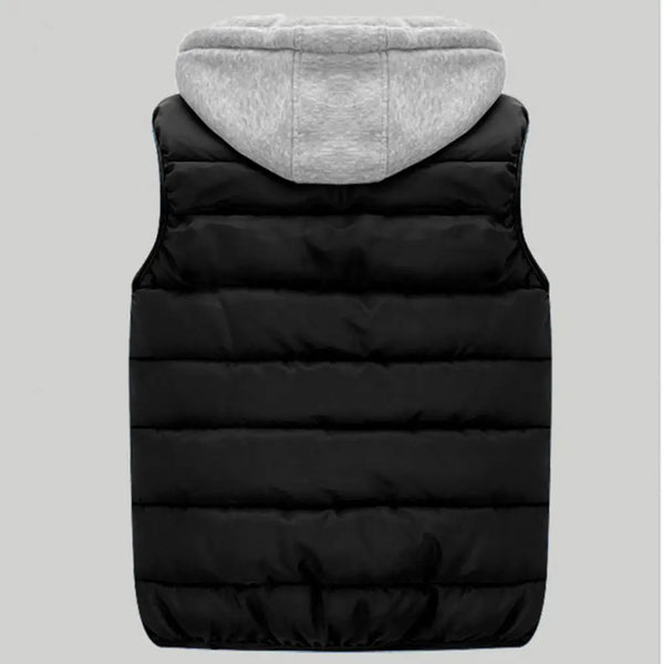 Gilet épais imperméable sans manches à capuche pour , - Réduction exceptionnelle - 20%