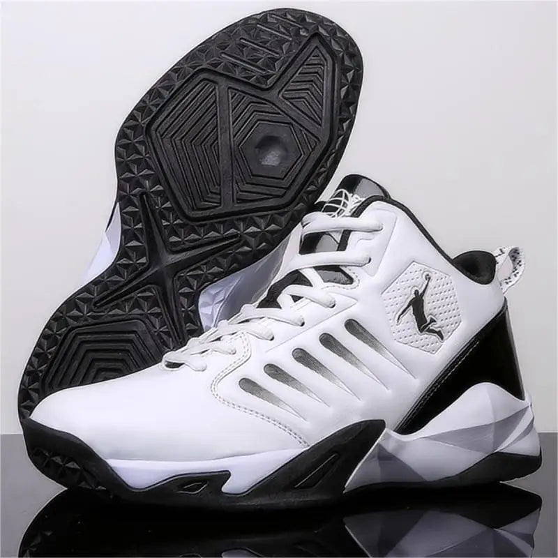 Baskets blanches pour hommes, chaussures de basket - ball - Super promo - 20%