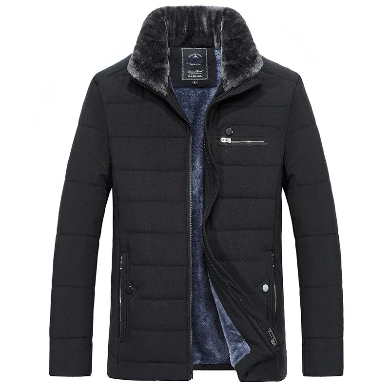 Veste chaude pour Parka d'hiver avec col en fourrure - Réduction exceptionnelle - 20%