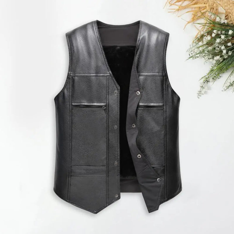 Gilet en cuir pour , gilet de moto pour , nouvelle veste - Offre spéciale - 30%