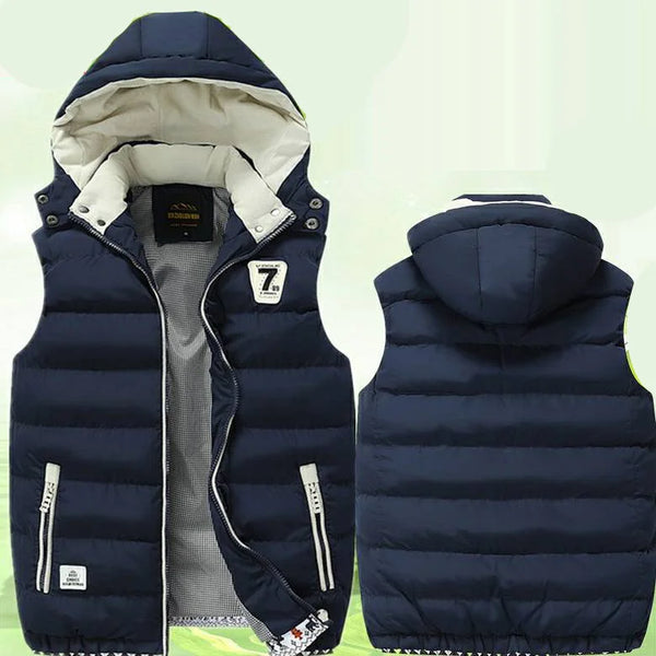 Nouveau Casual Outwear Chapeau Gilet Extérieur Amovible - Offre spéciale - 28%