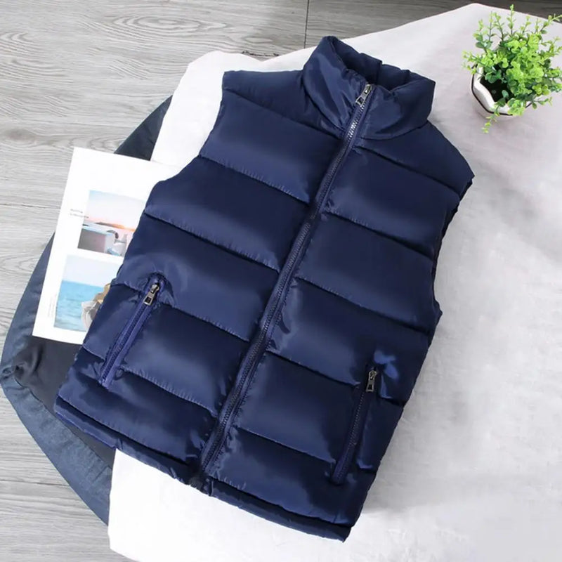 Gilet tendance pour , résistant à l'usure, couleur unie, - Solde privé - 35%