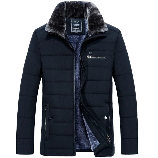 Veste chaude pour Parka d'hiver avec col en fourrure - Réduction exceptionnelle - 20%