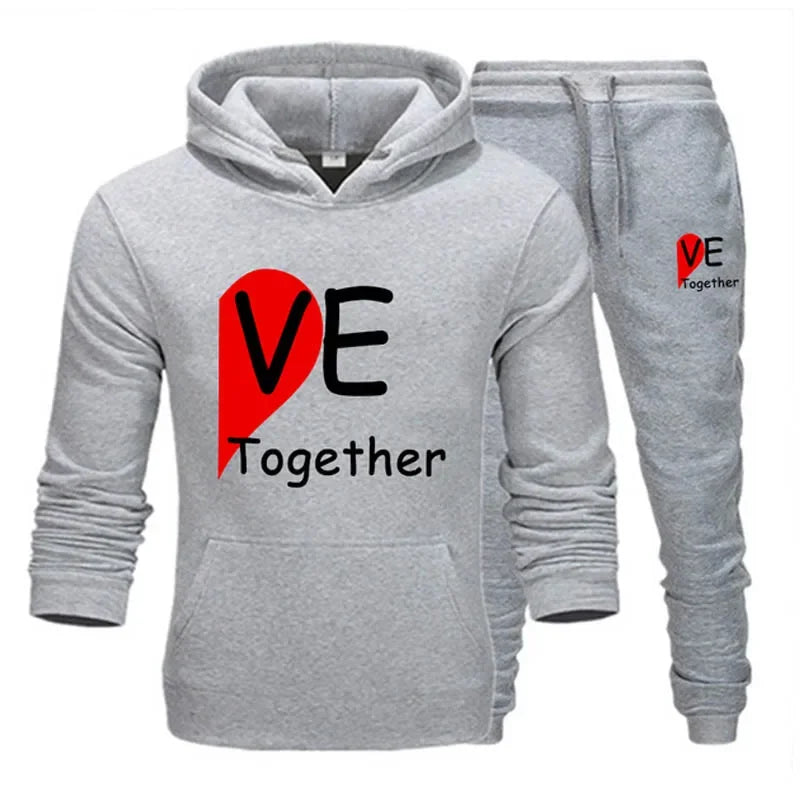 Vêtements de couple Tenue de sport Unisexe Sweats à - Rabais -40%