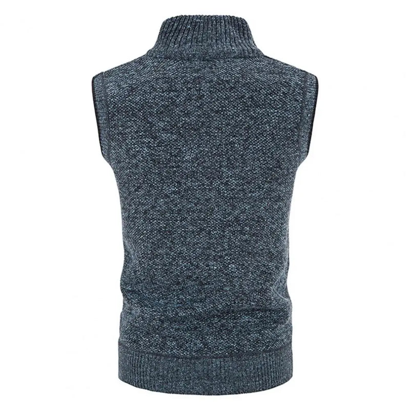 Gilet en tricot doux pour , vêtement d'extérieur, col - Solde privé - 35%