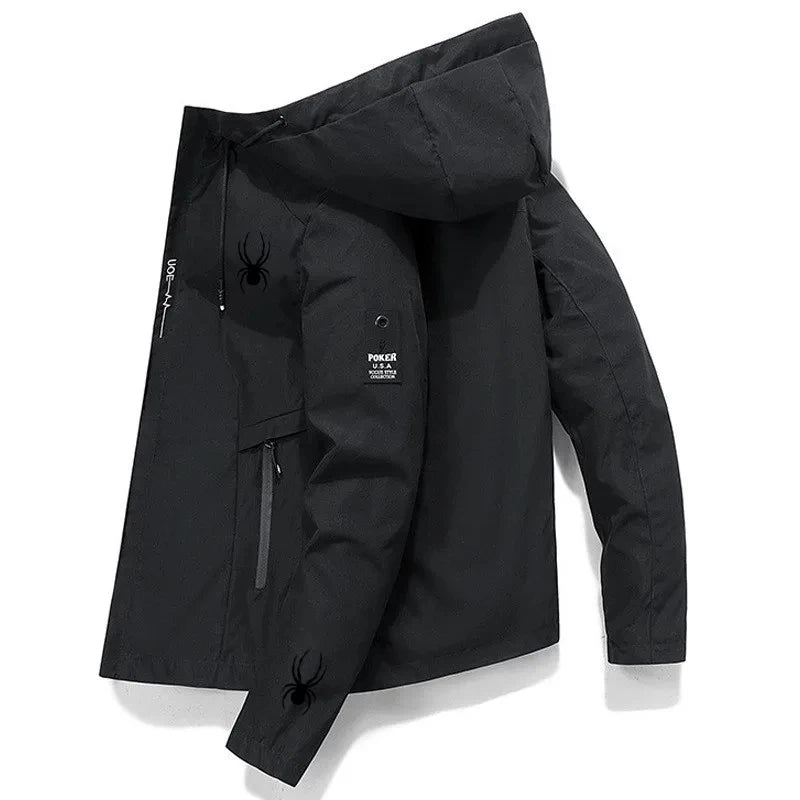 Veste coupe - vent de sport zippée monochrome printemps et - Promotion limitée - 40%